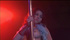 Pole dancing bombshell looks hot and attractive in her topless costume.