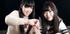 Lovely Japanese girls giving four-hands handjob after school