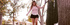 Busty blonde schoolgirl in short skirt loves posing outdoors