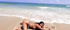 Curvaceous Indian's hot bikini posing on the beach