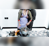 Indian mother ass fucked in the kitchen
